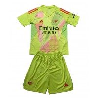 Camisa de time de futebol Arsenal Goleiro Replicas 1º Equipamento Infantil 2024-25 Manga Curta (+ Calças curtas)